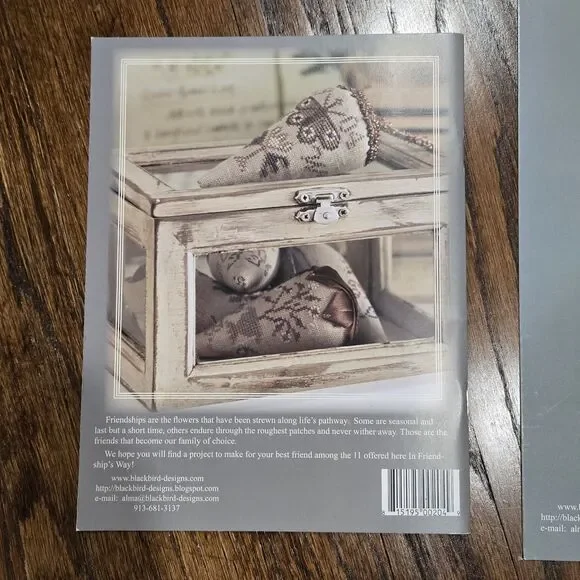 2 - Blackbird Designs Cross Stitch - OUR LASTING FRIENDSHIP - IN FRIENDSHIPS WAY - Picture 7 of 12